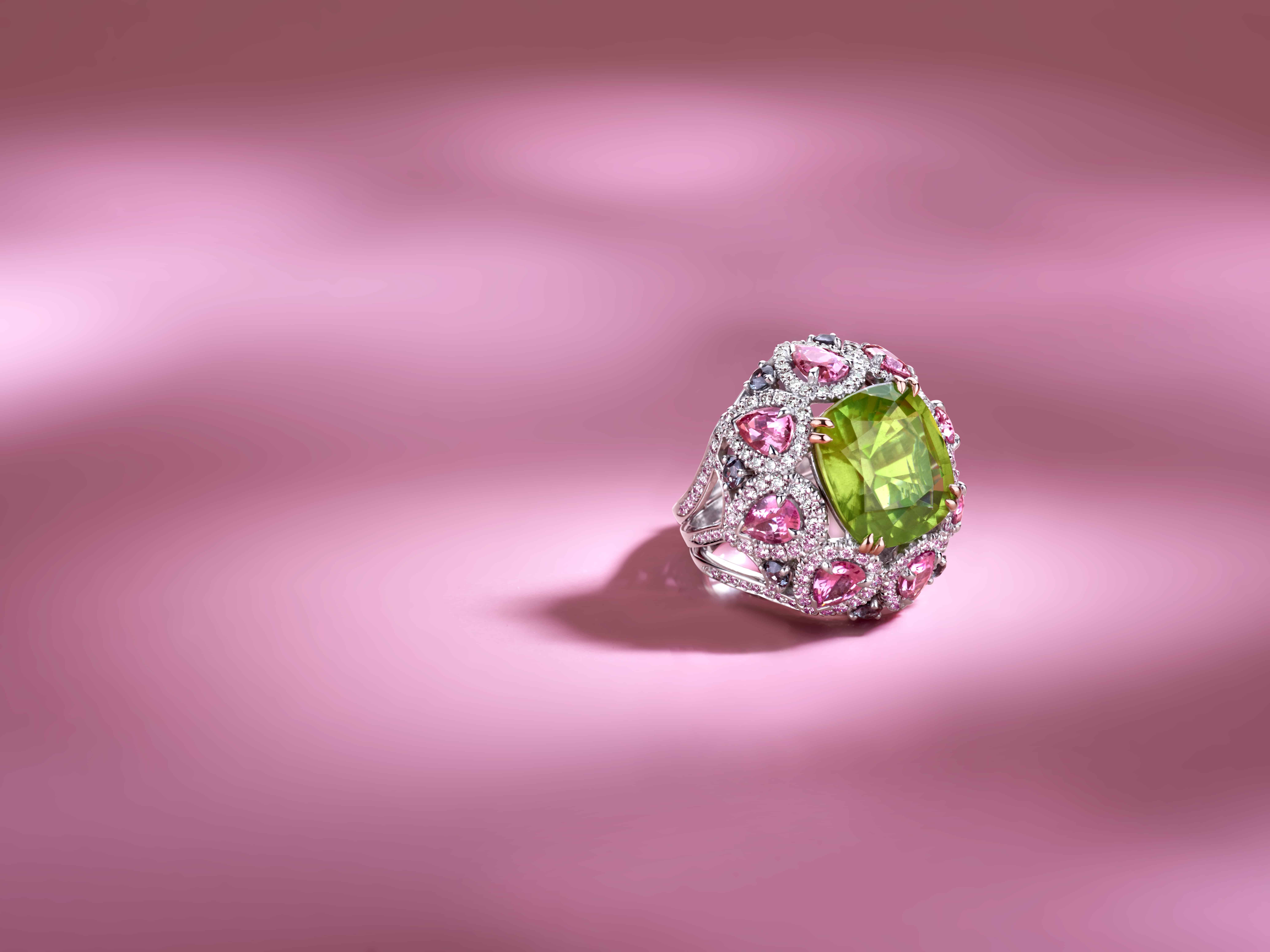A Wolfers cocktail ring is perfect to celebrate spring