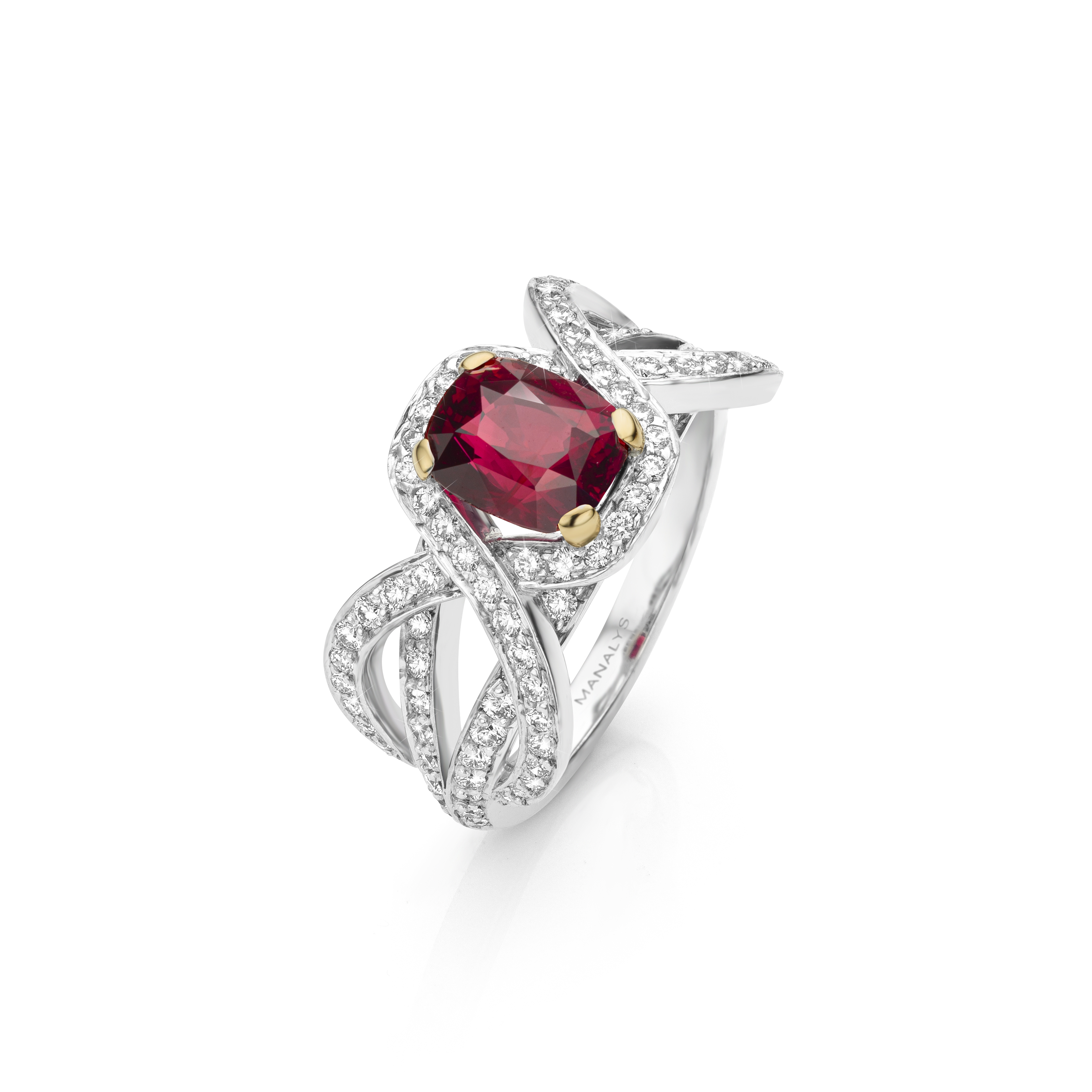 The Manalys ruby Carrick ring